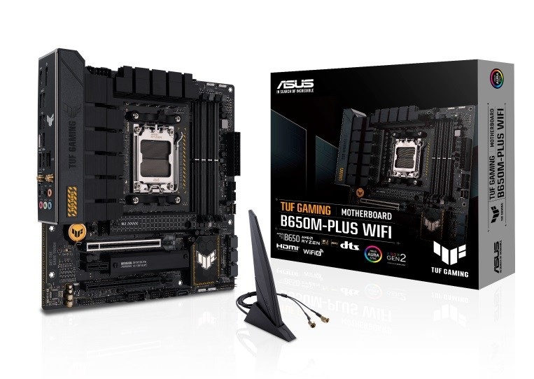ASUS emaplaat TUF GAMING B650M-PLUS WIFI, AM5, DDR5, mATX