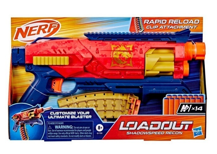 NERF mängupüss Loadout Shadowspeed Recon