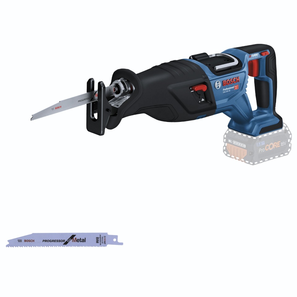 Bosch aku mõõksaag BITURBO GSA 18V-28 Professional solo (sinine/must, without Battery and Charger)