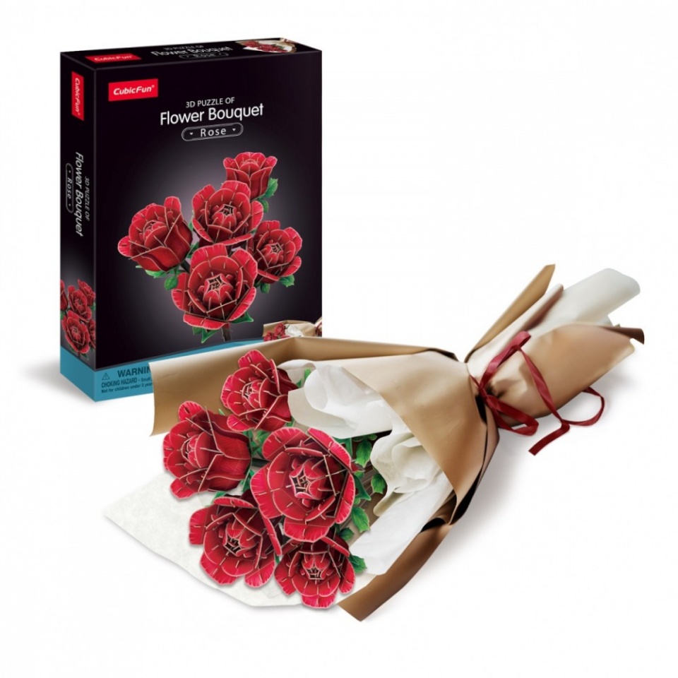 Cubic Fun pusle Bouquet of flowers - Roses