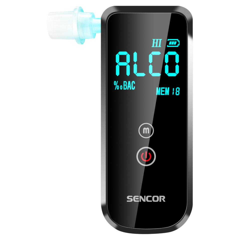 Sencor alkomeeter SCABA10 Breath Alcohol Analyzer, must