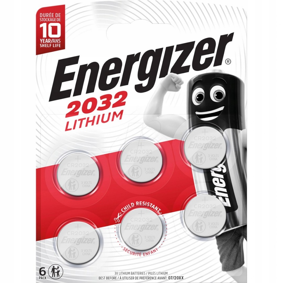Energizer patarei SPECIALIZED BATTERIES CR2032 6tk NEW