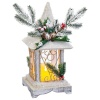 BGB Christmas jõuluehe valge Puit Plastmass Latarnia 14,5 x 14,5 x 32 cm