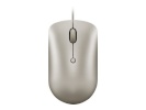 Lenovo hiir 540 USB-C Wired Compact Mouse (Sand)