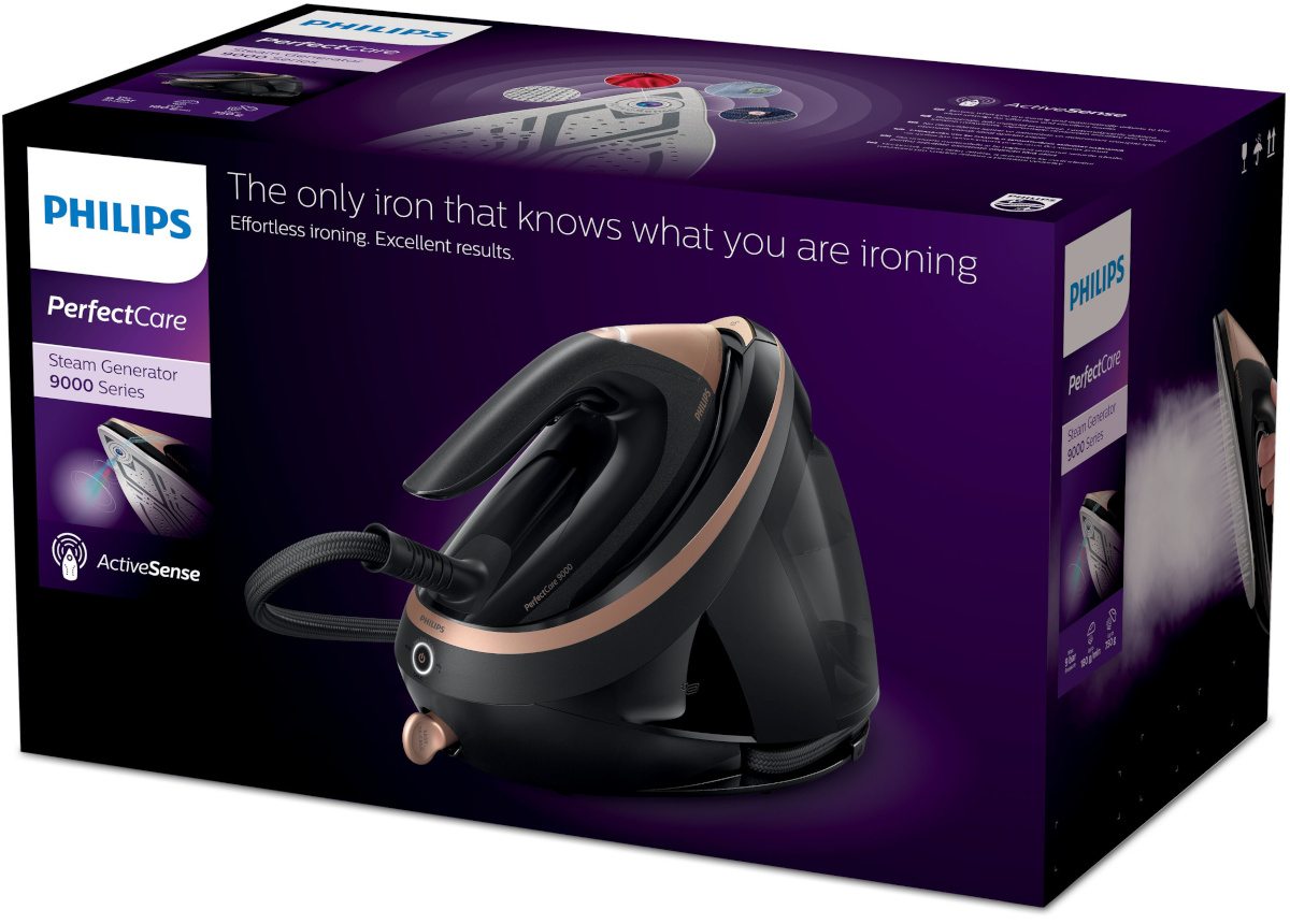 Philips triikimissüsteem PSG9040/80 Series 9000 PerfectCare Ironing System, must
