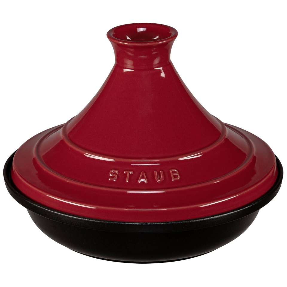 Staub ahjunõu Tajine Round Cast Iron, 28cm, punane