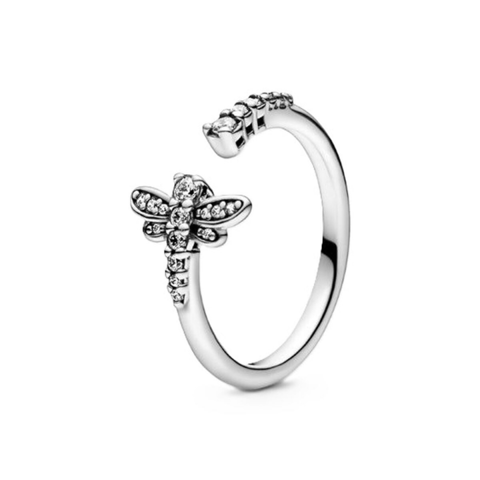 Pandora naiste sõrmus SPARKLING DRAGONFLY - RING - SIZE 54