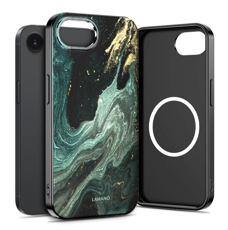 Tech-Protect LAMANO MagSafe iPhone 16E / 17E VERDE AURA