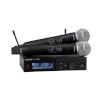 Shure mikrofon SLXD24D+E/58-G65 - Dual digital Wireless system with two transmitters/handheld microphones (470 - 606 MHz)
