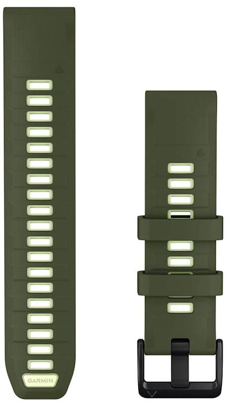 Garmin pulsikella rihmade komplekt QuickFit 22mm fenix 9 Pro, olive drab/citron