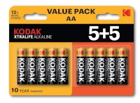 Kodak patarei XTRALIFE Alkaline AA Battery 10 (5+5 pack)