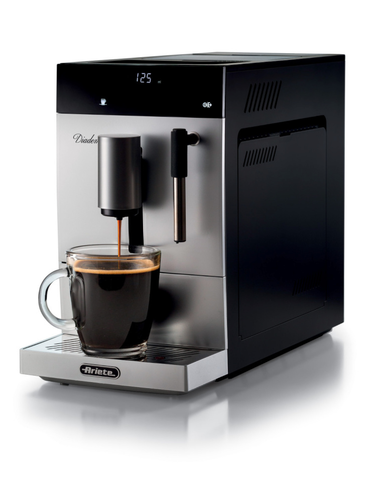 Ariete automaatkohvimasin 1452 Diadema, must/roostevaba teras