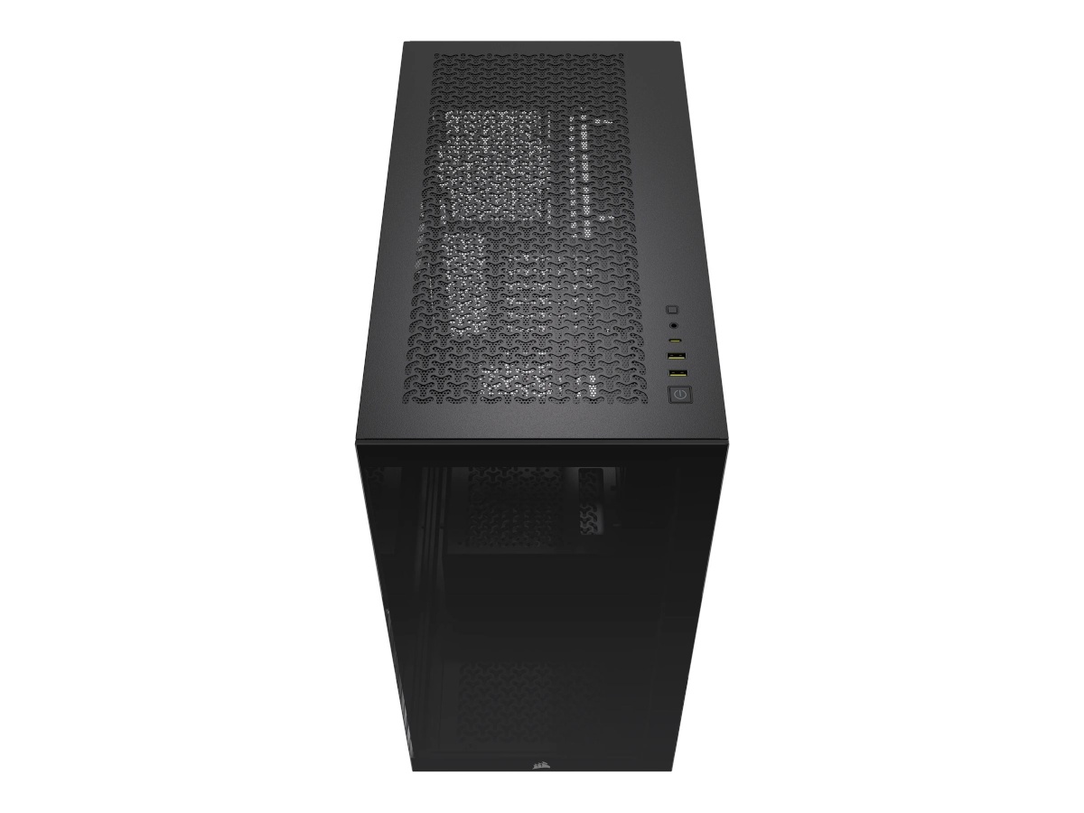 Corsair korpus 3500X (must, Tempered Glass)