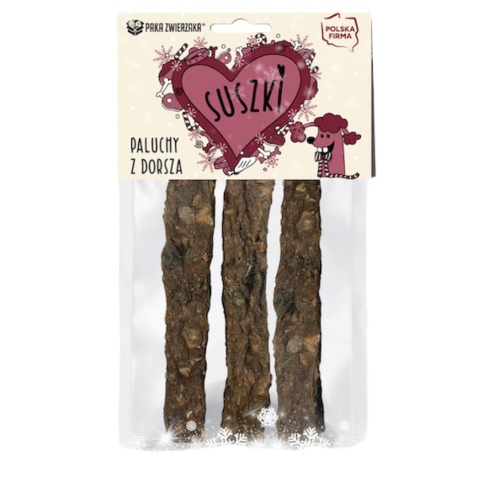 Paka Zwierzaka maius koerale Cod Fingers, 60g