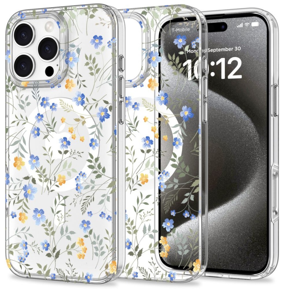 Tech-Protect MAGMOOD MagSafe iPhone 16 Pro SPRING FLOWERS