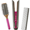 Casdon juuksesirgendaja lisadega Dyson Corrale Styling Set, hall/roosa
