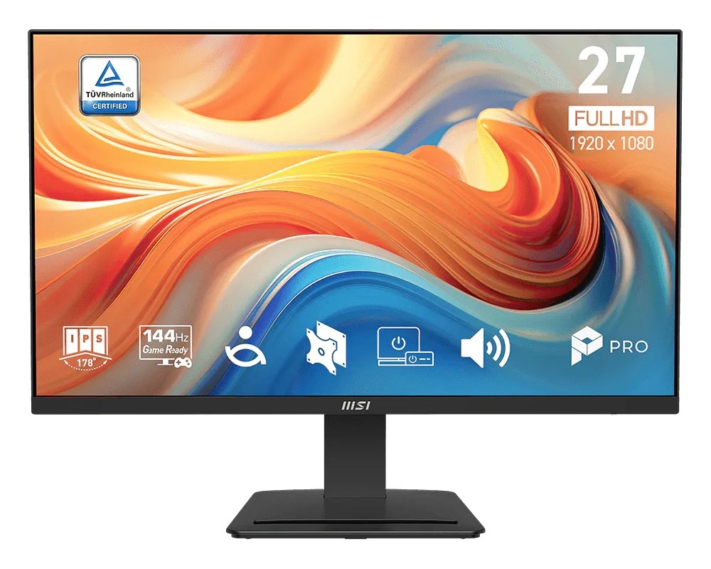 MSI monitor 27 inch PRO MP273 E14A LED/FHD/FLAT/144Hz/must