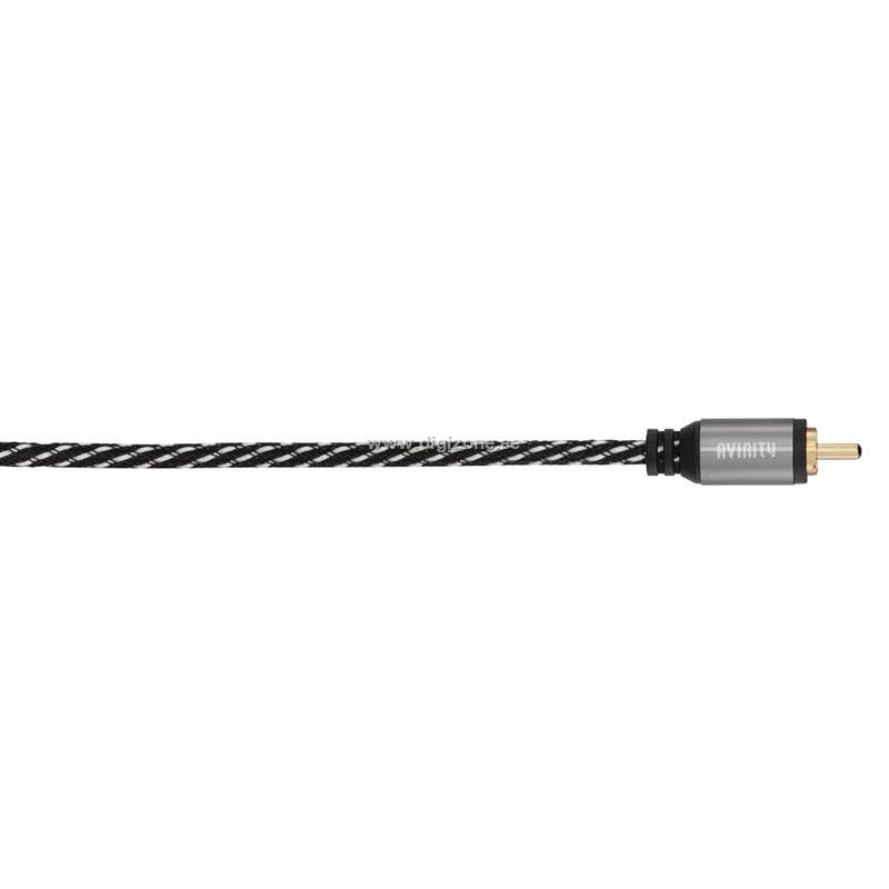Hama helikaabel Avinity Digital RCA-RCA 1,5m fabric, gold-plated