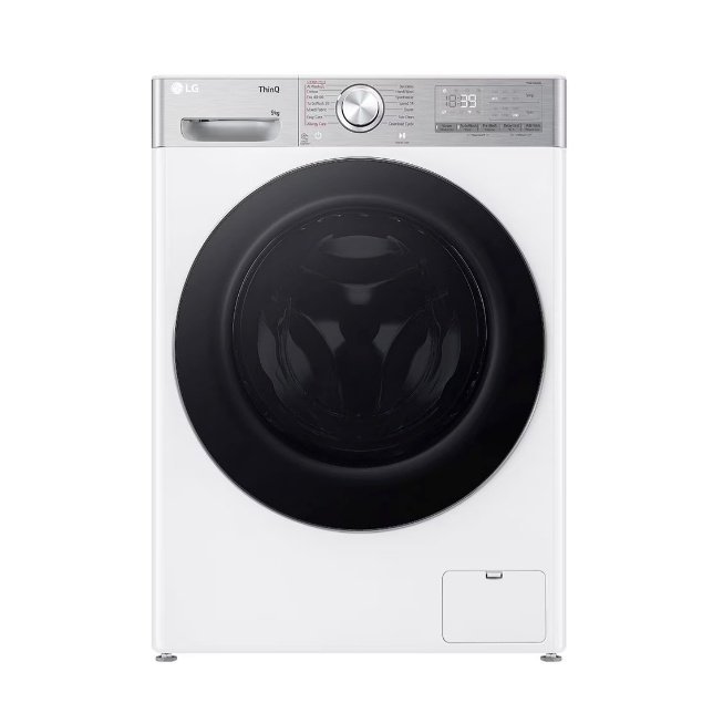 LG pesumasin F2WR909P3W Steam Washing Machine, 9kg, 1200RPM, valge