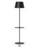Sompex põrandalamp GARCON Battery-Operated Outdoor Floor Lamp, must