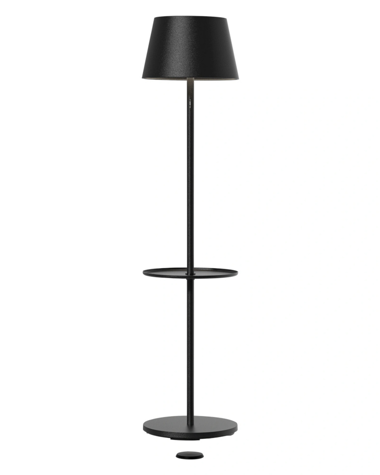 Sompex põrandalamp GARCON Battery-Operated Outdoor Floor Lamp, must