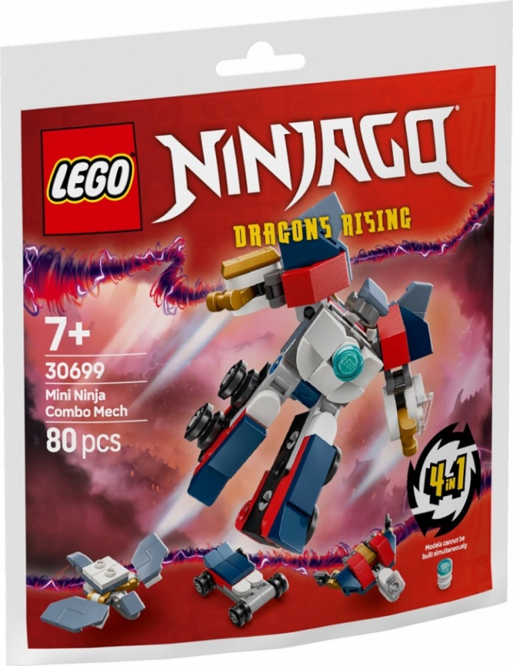 Lego klotsid Bricks Ninjago 30699 Mini Ninja Combo Mech