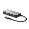 Alogic Fusion Swift USB-C 4-Port Hub Space Gray