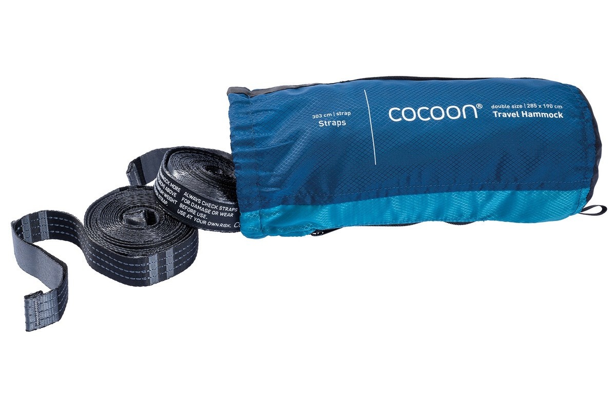 COCOON Cocoon HD114-SET võrkkiik Hammock Hanging võrkkiik Hammock 1 person(s) Nylon, Polyester sinine