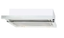 CATA õhupuhasti, Hood, TF 2003 600 GWH, Telescopic, Width 60 cm, 390 m³/h, Mechanical control, LED, valge Glass