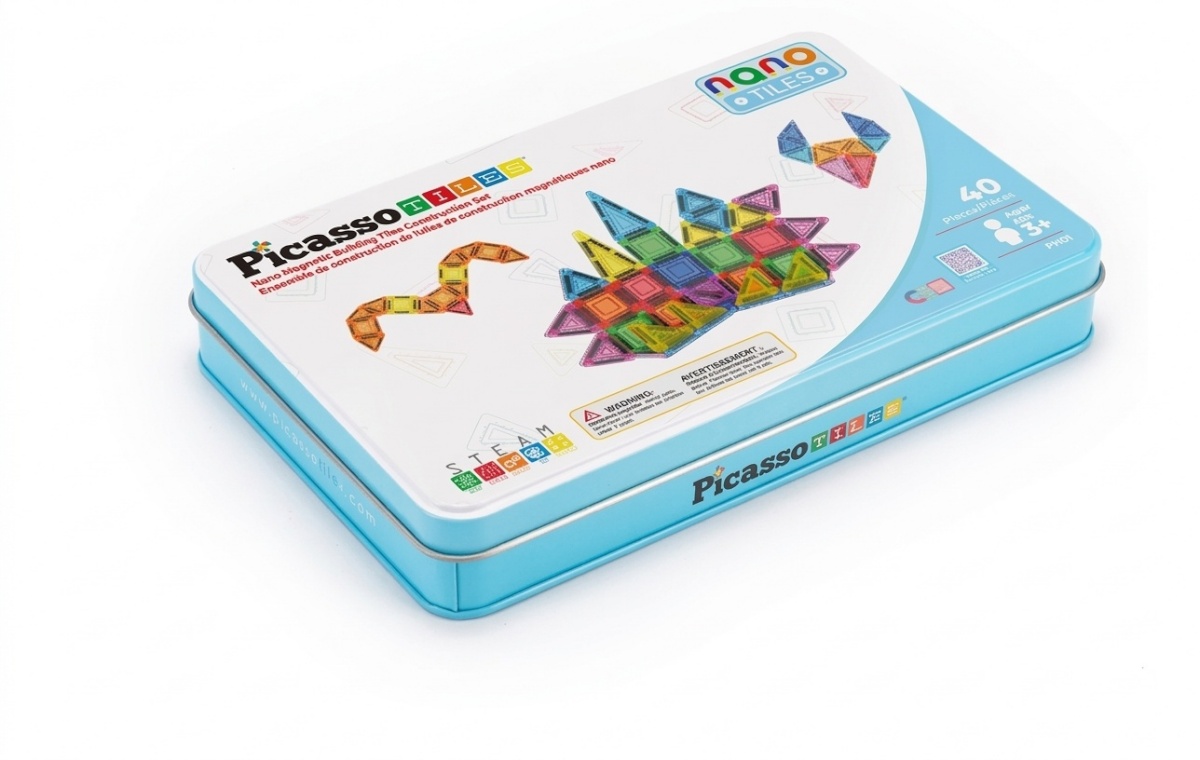 Picasso Tiles PICASSO TILES Magnetiline konstruktor pliiatsikarbiga 40 osa, PN010