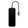 Baseus USB jagaja Hub 5in1 AcmeJoy series USB-C to 2xUSB 3.0 + USB 2.0 + USB-C PD + RJ45 (dark hall)