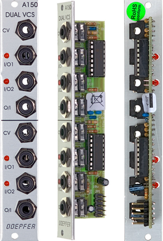 Doepfer A-150 kahepingeline juhitav lüliti Eurorack moodul