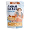 Animal Island kassitoit Everyday Kitten Turkey with veal in broth - Wet Cat Food- 85g