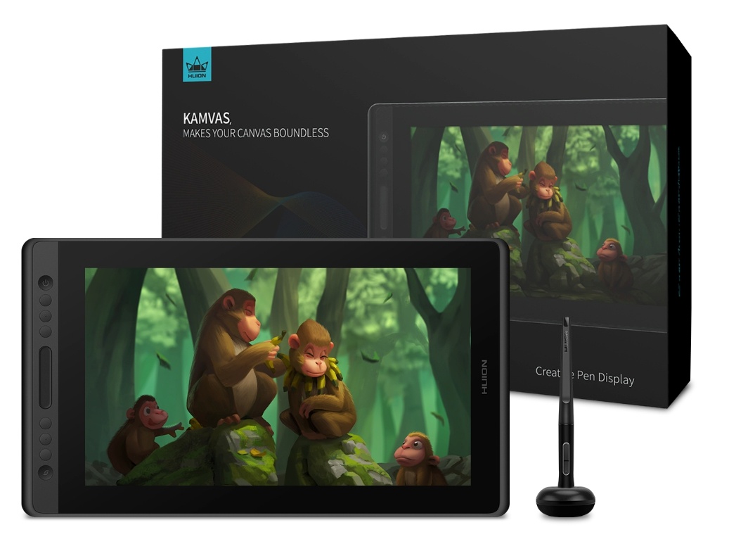 Huion graafikalaud KAMVAS Pro 16 Pen Display, must