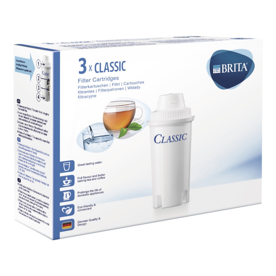 Brita veefiltrid Classic 3-pakk