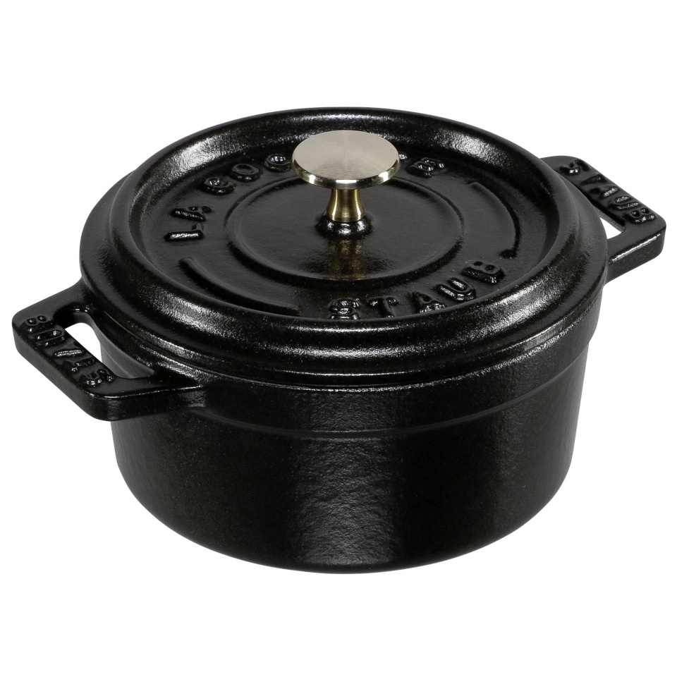 Staub ahjunõu Mini Cocotte 10cm round must, cast iron