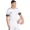 Adidas Teamwear T-särk meestele Squadra 25 valge-must JG5835 suurus S
