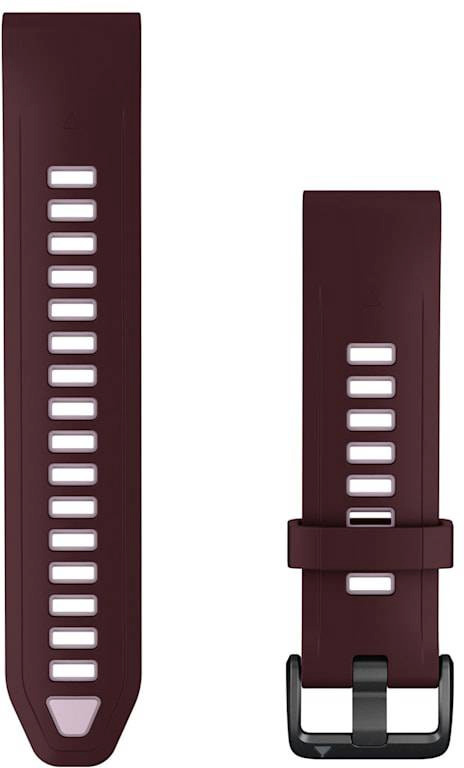 Garmin pulsikella rihmade komplekt QuickFit 20mm fenix 9 Pro, dark cherry/dust rose