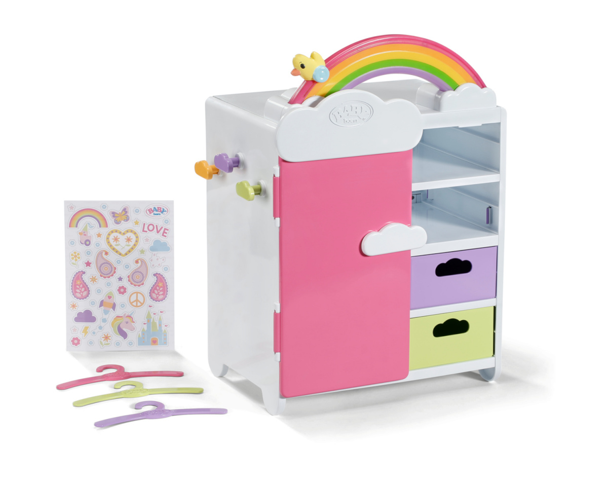 ZAPF nukuriided BABY Born Regenbogen Schrank