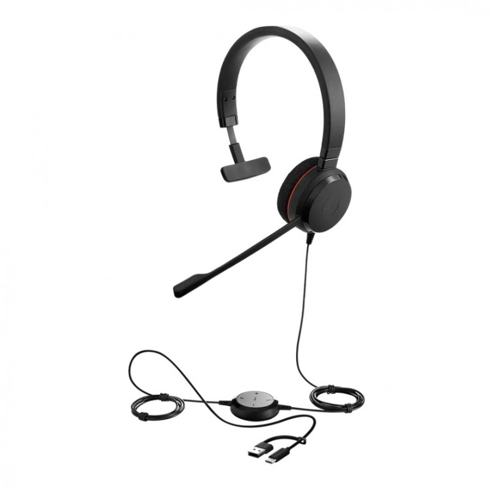 Jabra kõrvaklapid Evolve 20 SE USB-A&C MS Mono