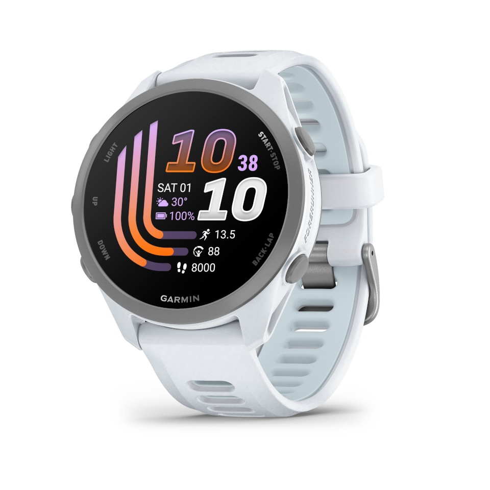 Garmin Forerunner 170 GPS-jooksu nutikell, hõbedane