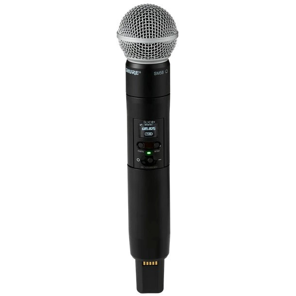 Shure mikrofon SLXD2+/58=-G65 - handheld transmitter with an SM58 capsule (470–606 MHz)