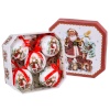 BGB Christmas Kuuseehted Mitmevärviline Paber Polyfoam Jõuluvana 7,5 x 7,5 x 7,5 cm (5 Ühikut)