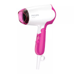 Philips föön BHD003/00 DryCare Essential Hair Dryer, 1400W, roosa/valge