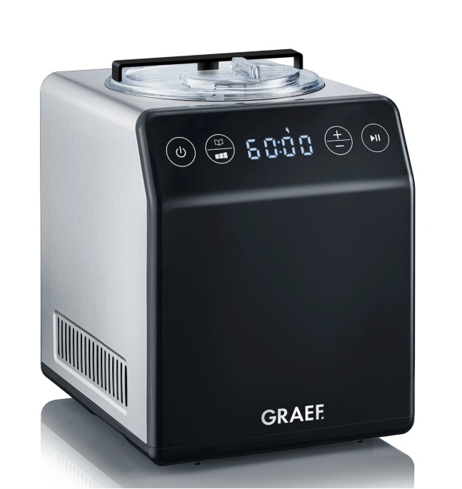 Graef jäätisemasin IM706 Ice Cream Maker, must