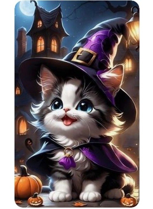 Norimpex Diamond mosaic - Halloween Kitty