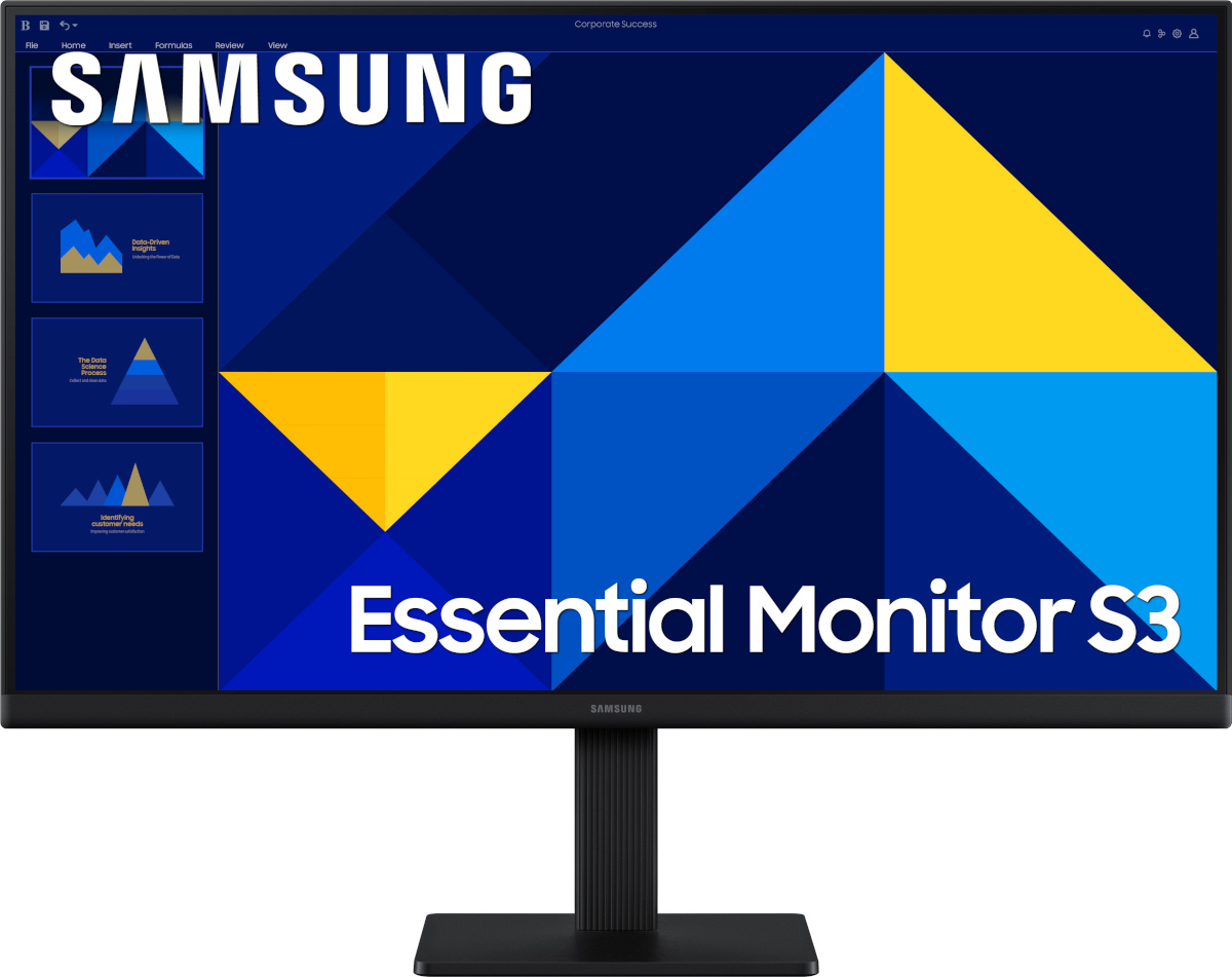 Samsungi monitor Essential Monitor S3 (S30GD) 24" Full HD