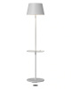 Sompex põrandalamp GARCON Battery-Operated Outdoor Floor Lamp, valge