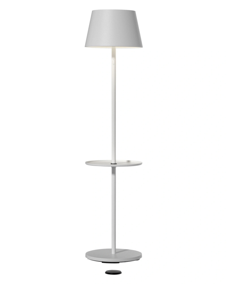 Sompex põrandalamp GARCON Battery-Operated Outdoor Floor Lamp, valge