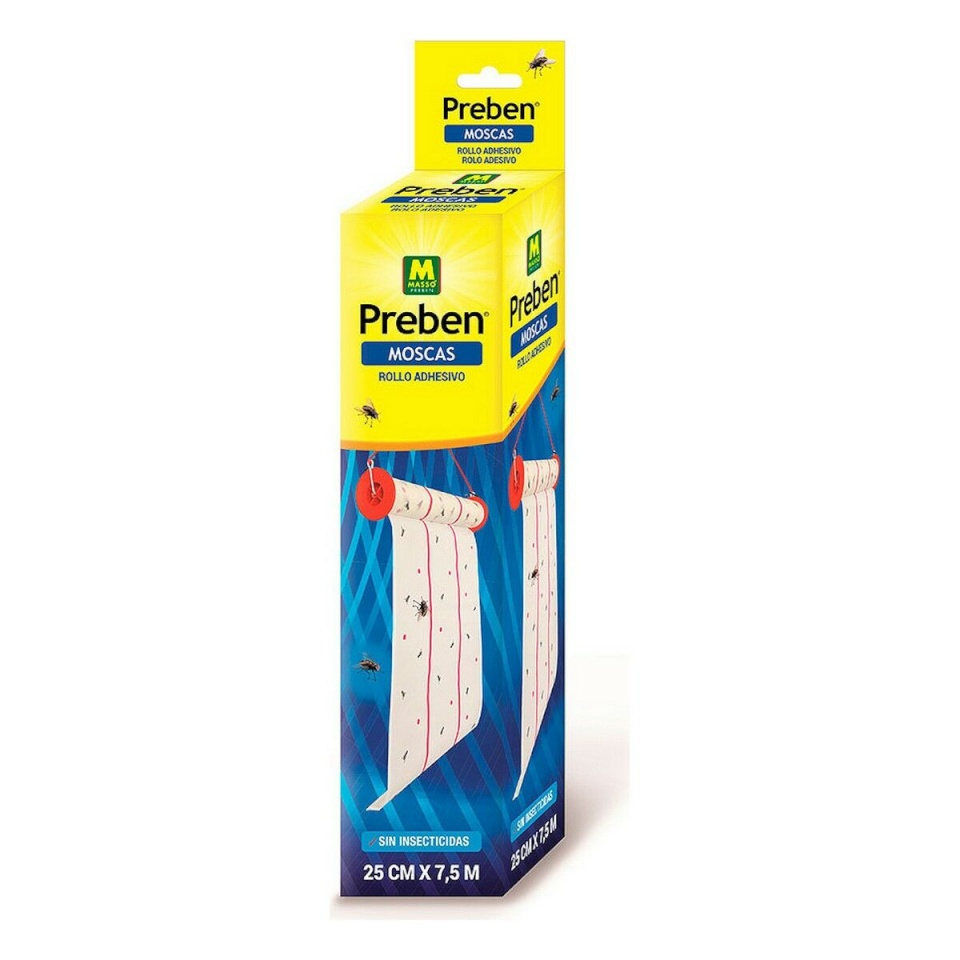 Massó Kärbsepiits 25 x 7,5 cm Kleeplint Rull